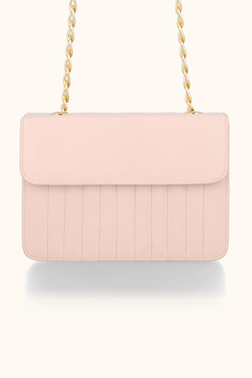 Flap Square Bag - Pink Peach